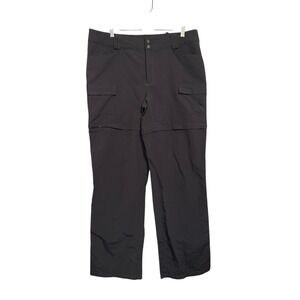 The North Face‎ Womens Convertible Hiking Pants Gray Outdoor Cargo 14 Long